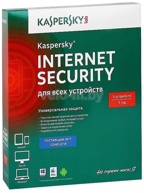 Kaspersky Internet Security Multi-Device, 5ПК, 1 год